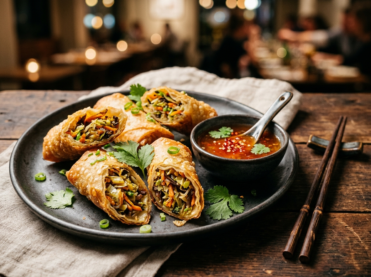 Sprøstekte vårruller